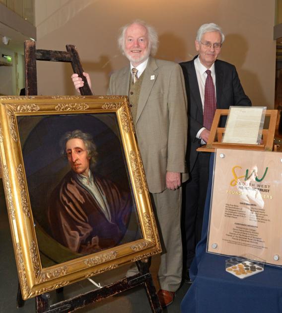 Portrait of John Locke acquired by Museum of Somerset in Taunton 