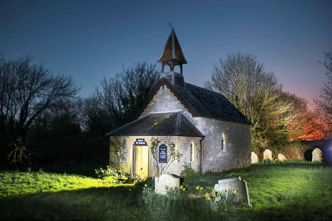 NIGHT SHOT: St Andrew’s Church in Lilstock.
 PICTURE: Les Pickersgill. PUBLISHED: March 30, 2017