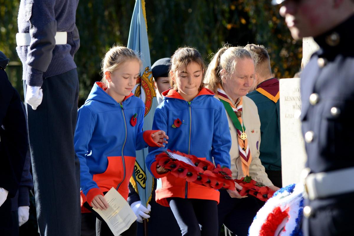 Remembrance events in Taunton's Vivary Park 