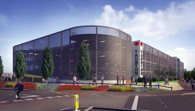 CAR PARK: How the new car park at Taunton station could look. PICTURE: GWR